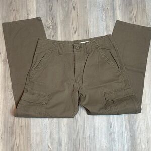 🆕NWOT Wrangler Men's Khaki Cargo Pants, 32/30 & 34x30